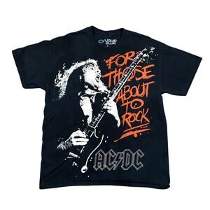 Vintage AC/DC Liquid Blue Band Tee Big Graphic T-Shirt Large 2004